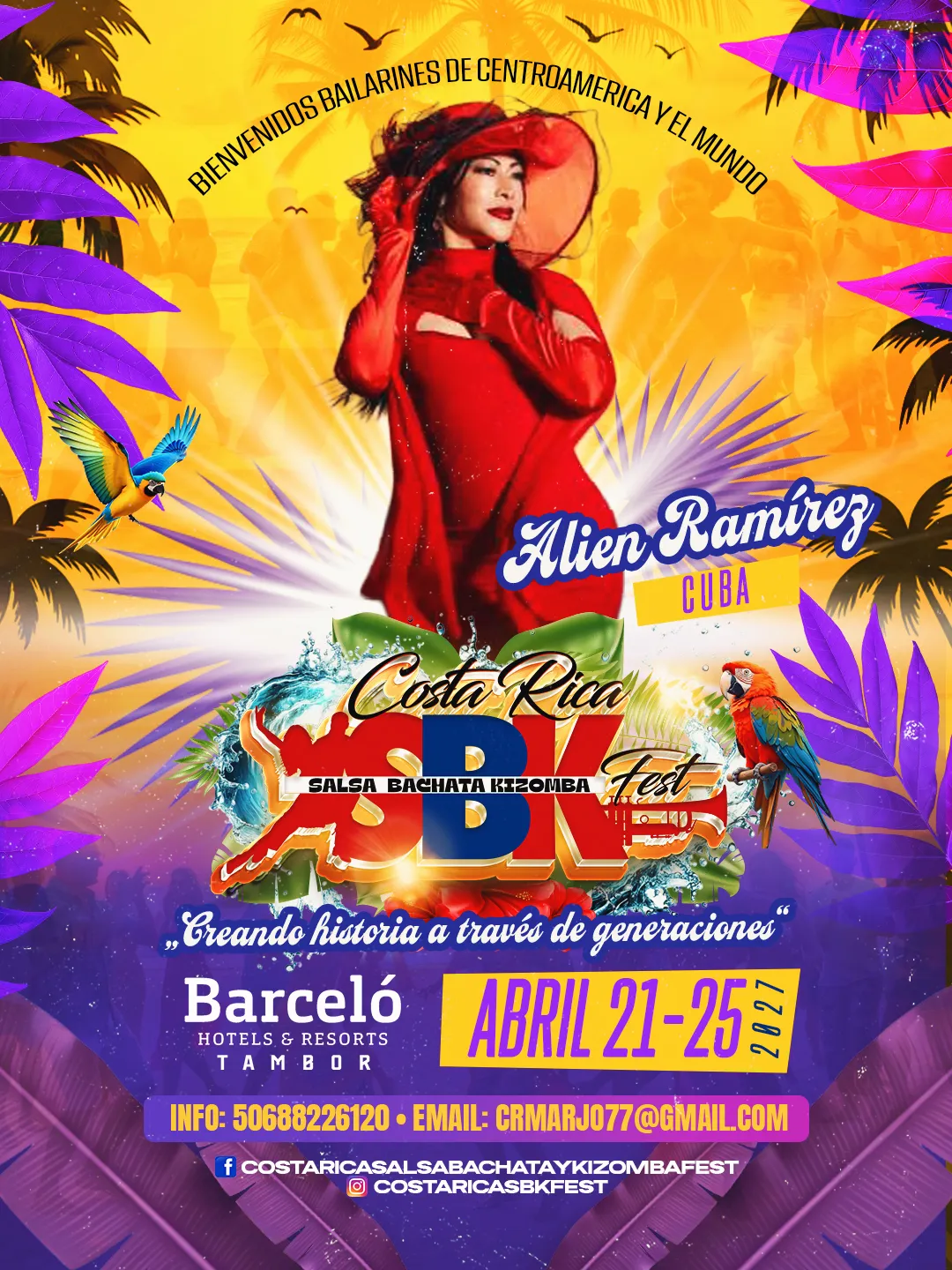 Flyer de Alien Ramírez