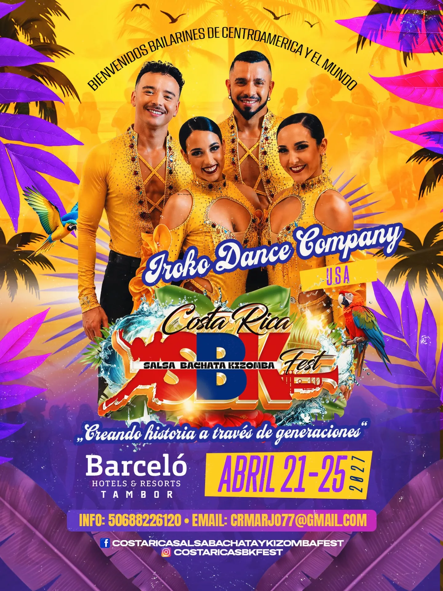 Flyer de Iroko Dance Company