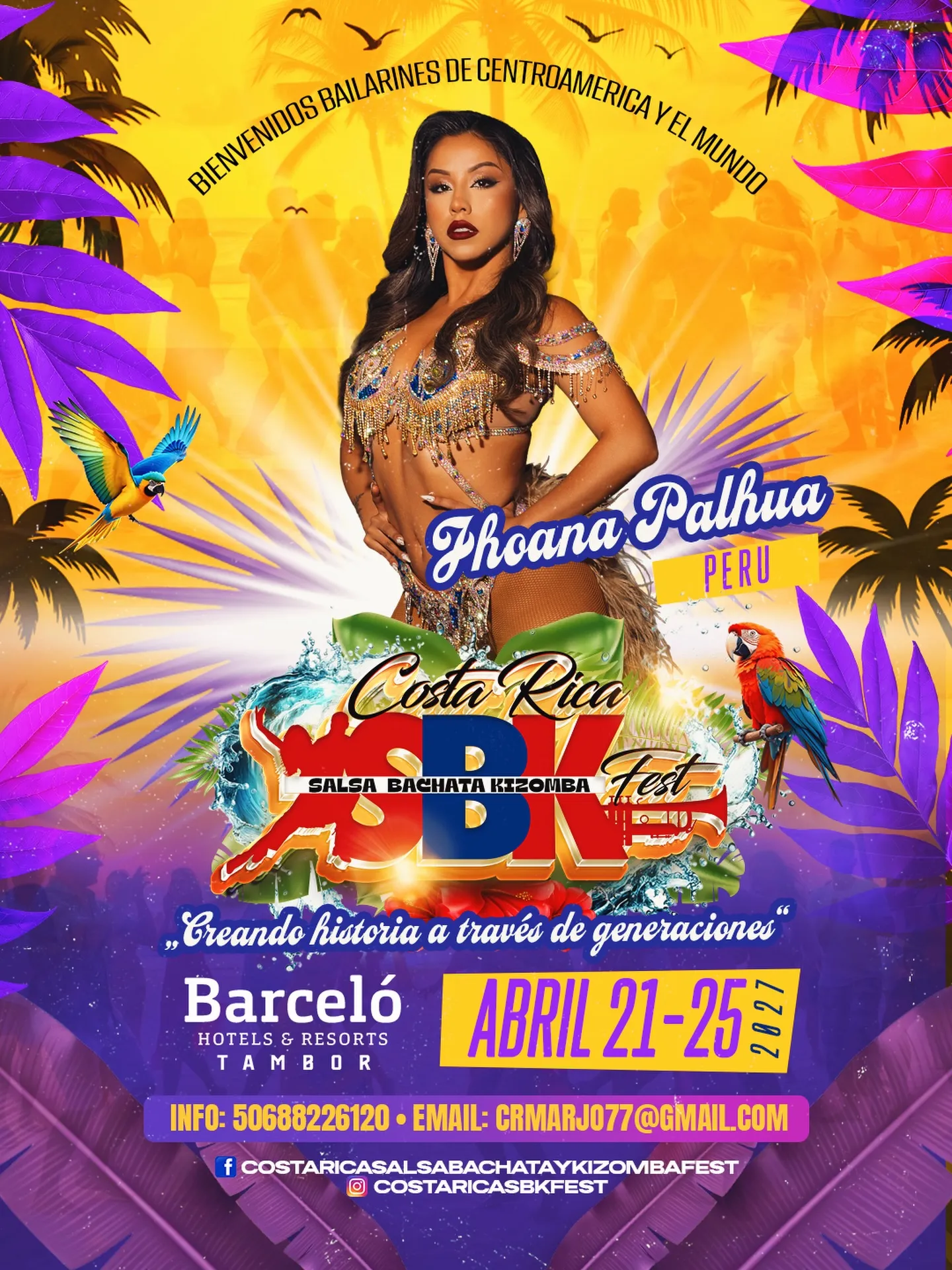 Flyer de Jhoana Palhua