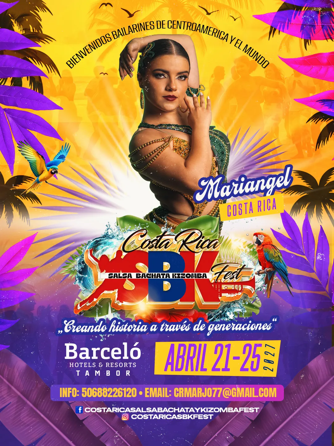 Flyer de Mariangel Gómez