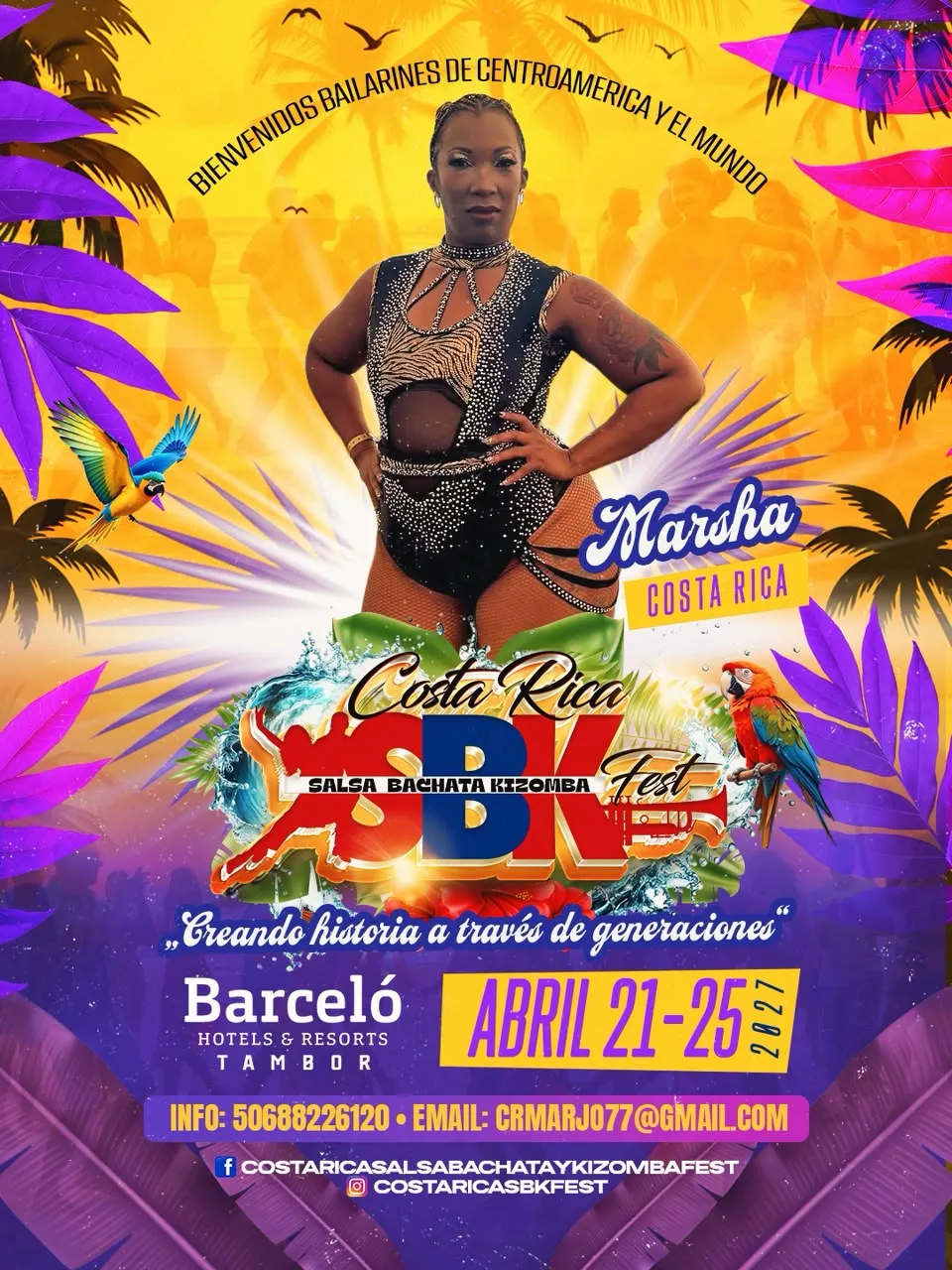 Flyer de Marsha