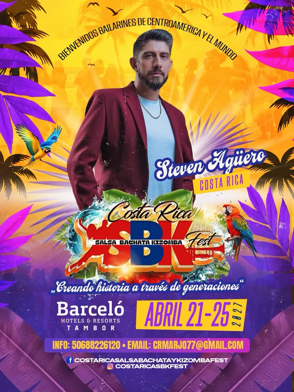 Flyer de Steven Agüero