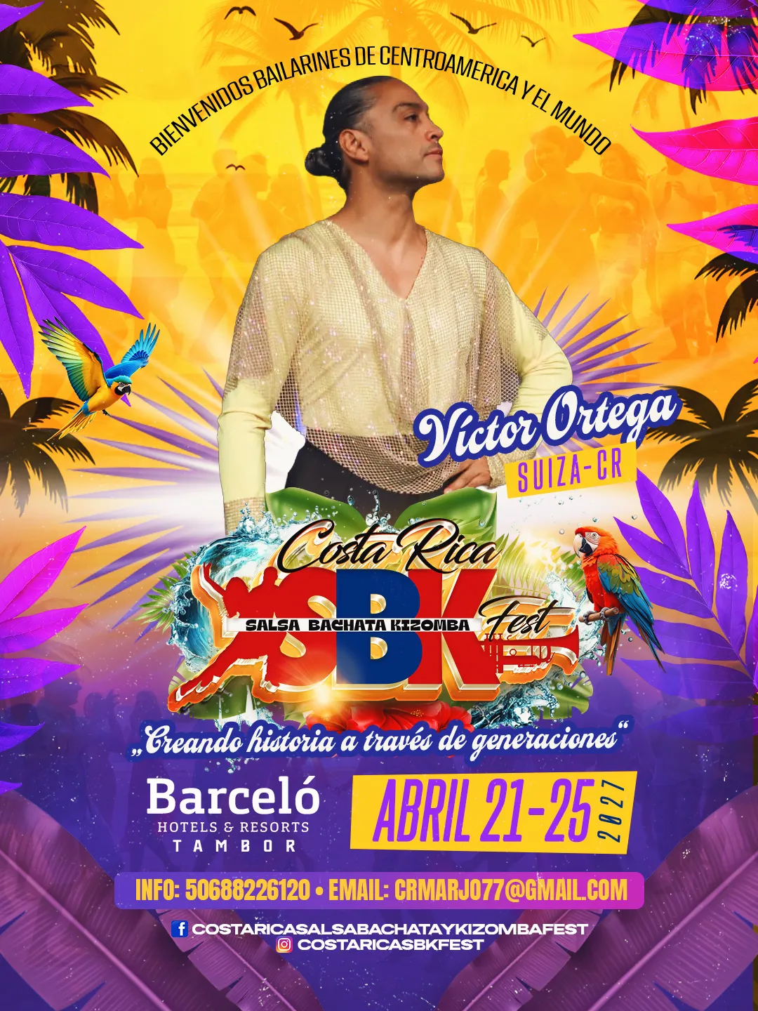 Flyer de Victor Ortega