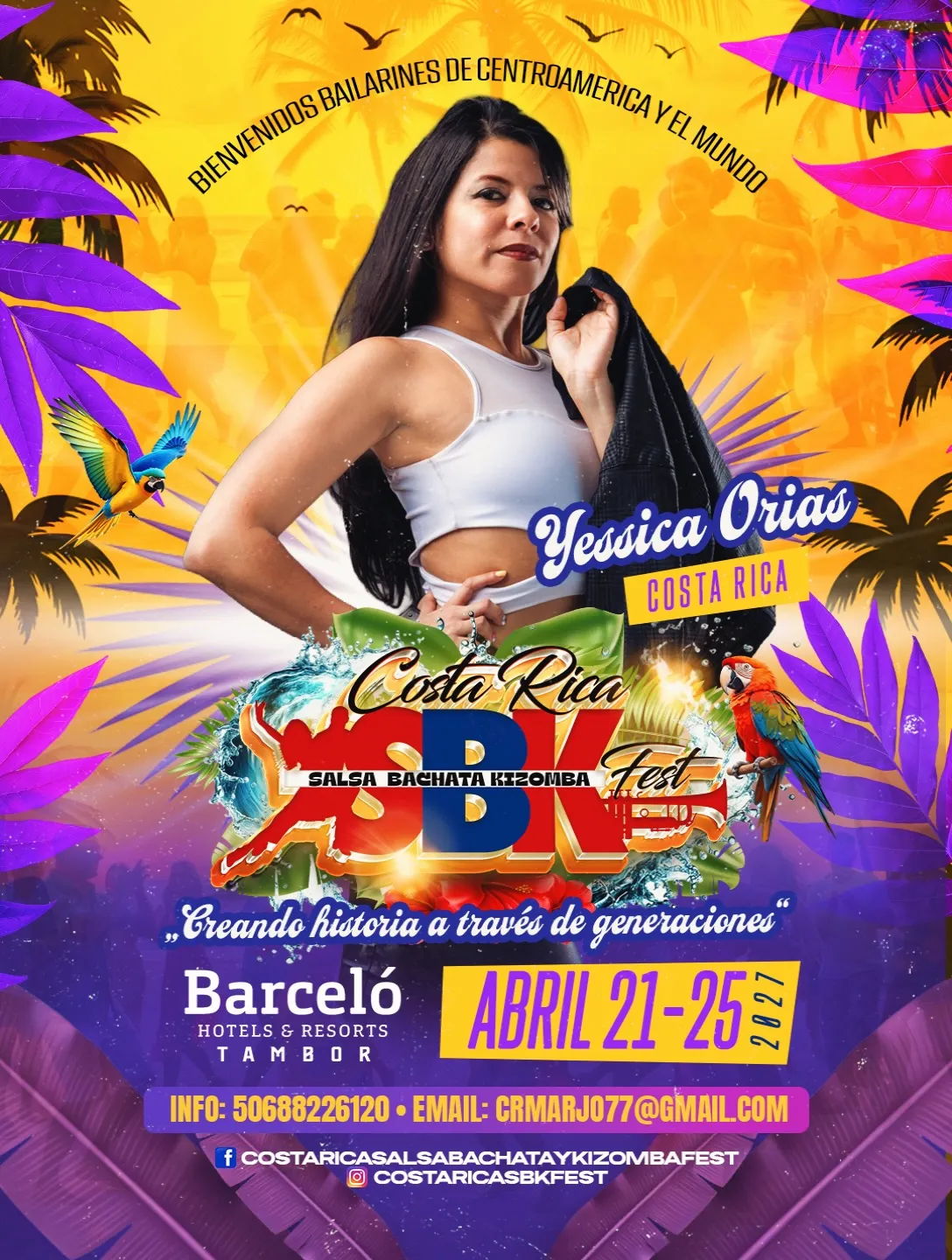 Flyer de Yessica Orias